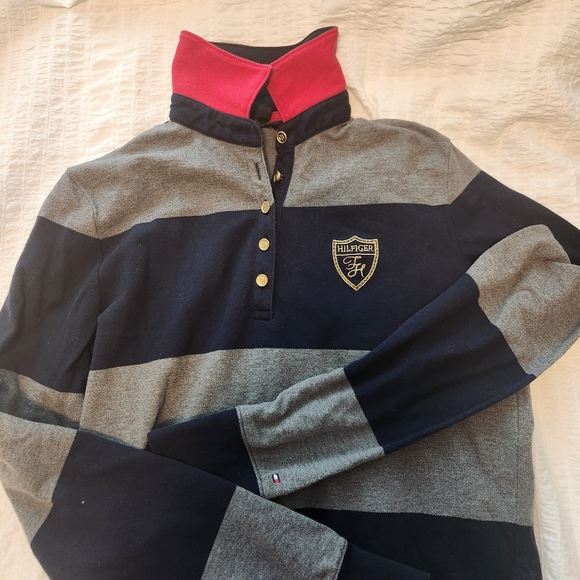 Tommy Hilfiger Striped Rugby shirt Size M - Picture 4 of 9
